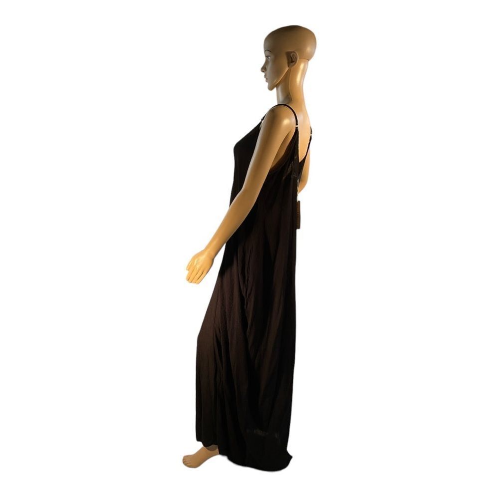 Lovestitch Women’s Black Long Spaghetti Sleeve Maxi Dress  S/M - Picture 6 of 15